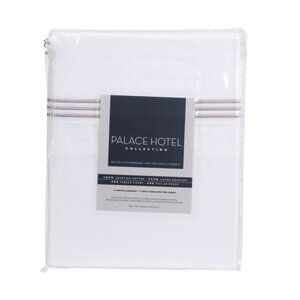 PALACE HOTEL Silver Set Of 2 600tc Egyptian Cotton Pillowcases